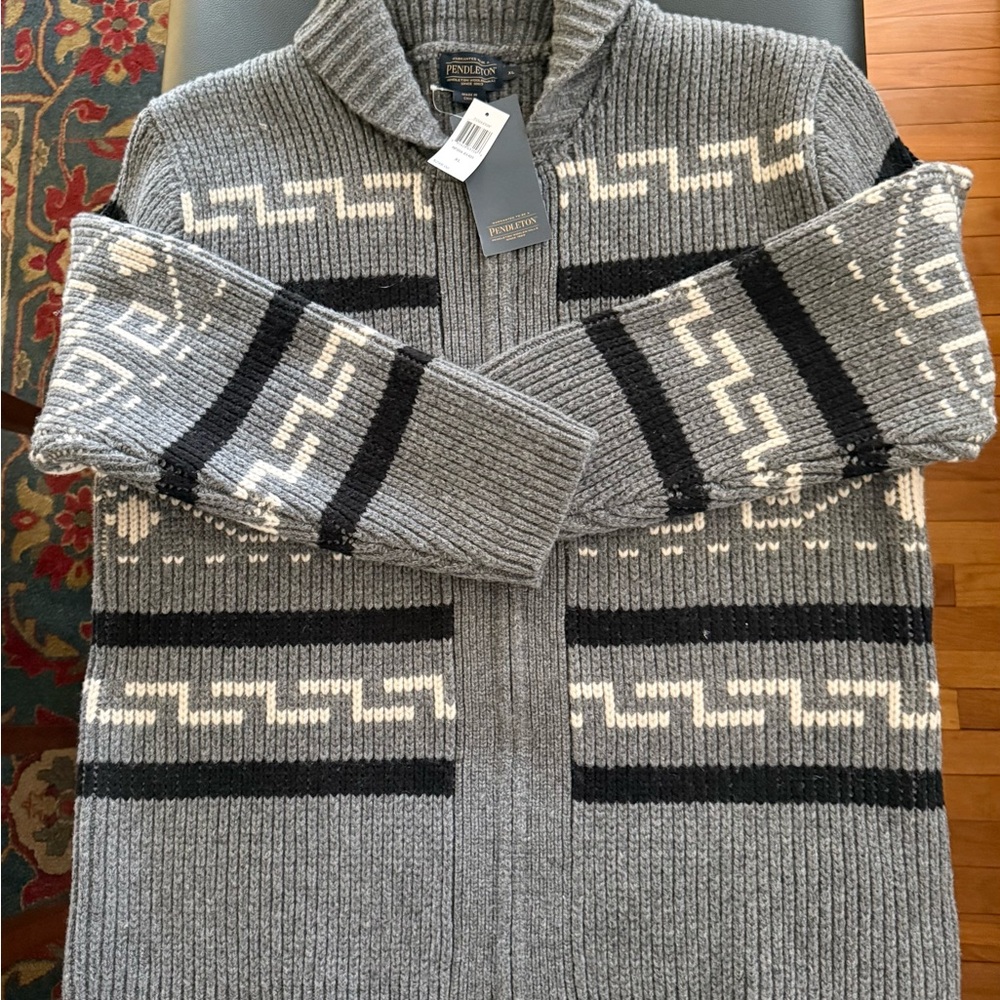 Pendleton Cardigan Zip Up Sweater